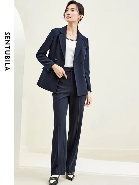 SENTUBILA 2-Piece Suit Business Workwear Outfit