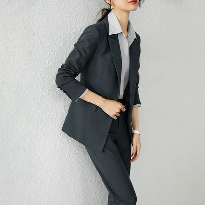 SENTUBILA 2-Piece Women Blazer Suit New Spring 2025 Workwear Fashion